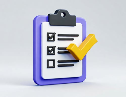 a_3D_icon_of_a_Check_List__the_colors_should_be__purple__7D29F2___black___white_